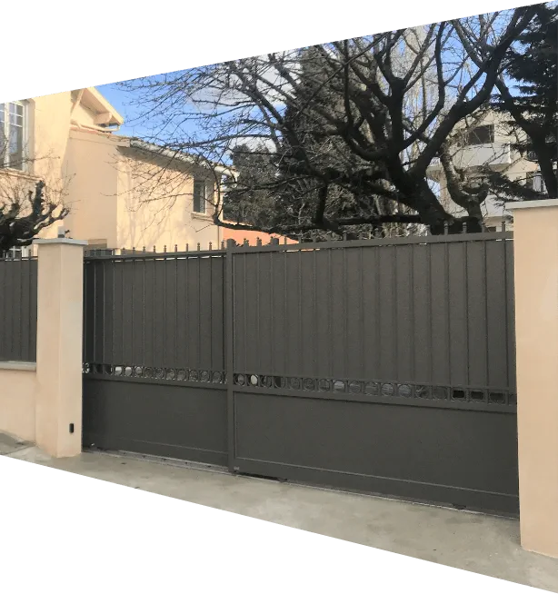 Photo d'un portail moderne et design