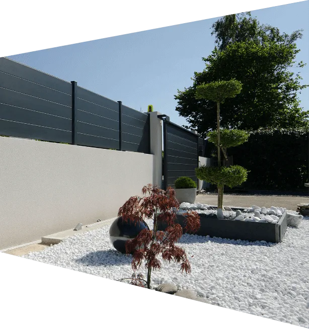 Image d'une clôture en PVC
