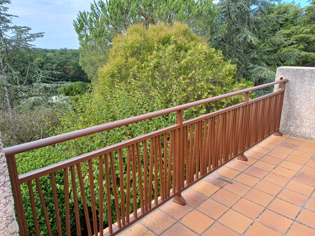 Photo de notre réalisation : Garde corps