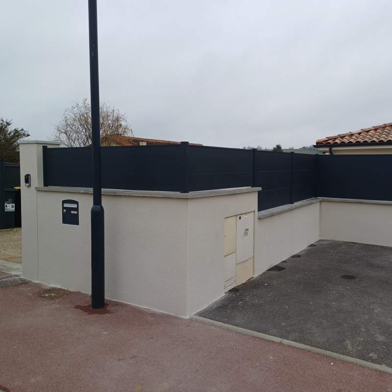 Photo de notre réalisation : CLOTURE aluminium
