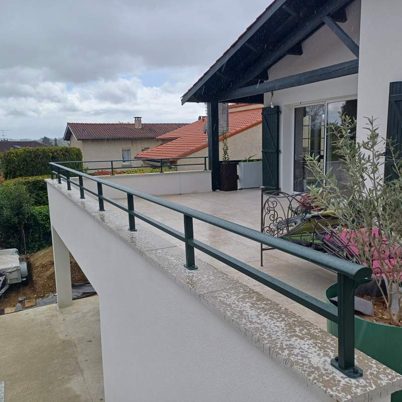 Photo de notre réalisation : Garde corps