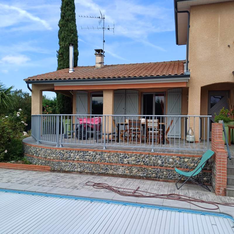 Photo de notre réalisation : Garde corps