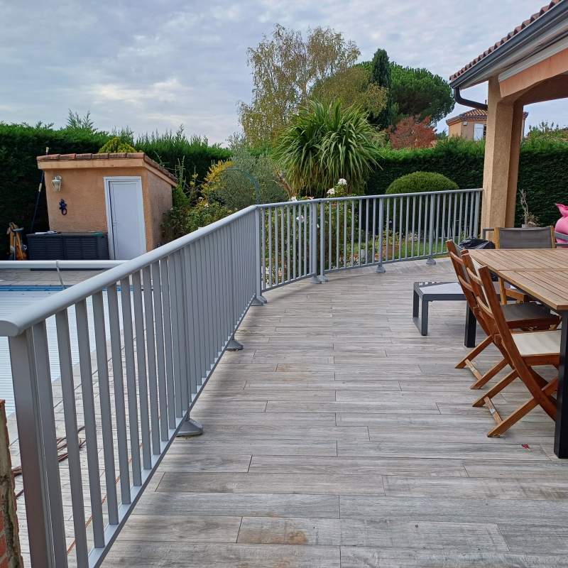 Photo de notre réalisation : Garde corps