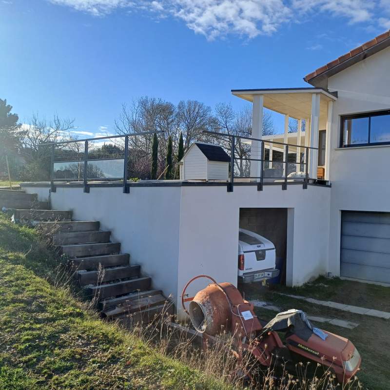 Photo de notre réalisation : Garde corps