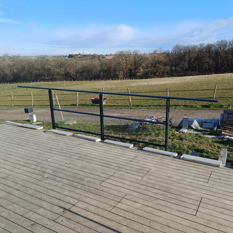 Photo de notre réalisation : Garde corps