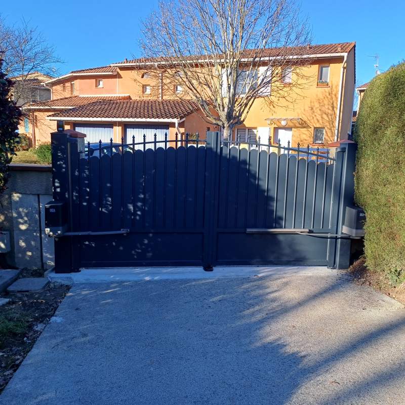 Photo de notre réalisation : PORTAIL TRADITION 