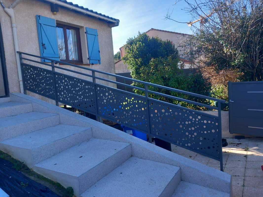 Photo de notre réalisation : Garde corps