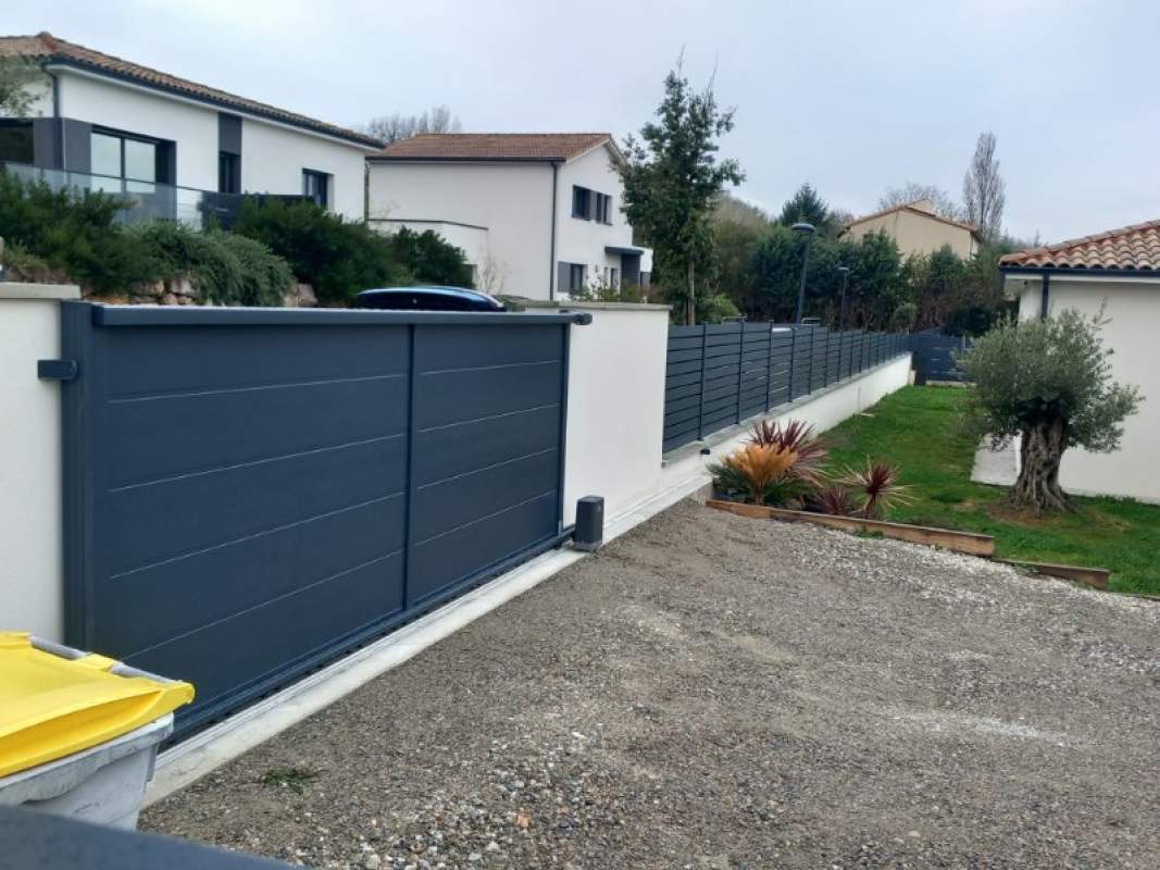 Photo de notre réalisation : PORTAIL  CREATIV LA TOULOUSAINE