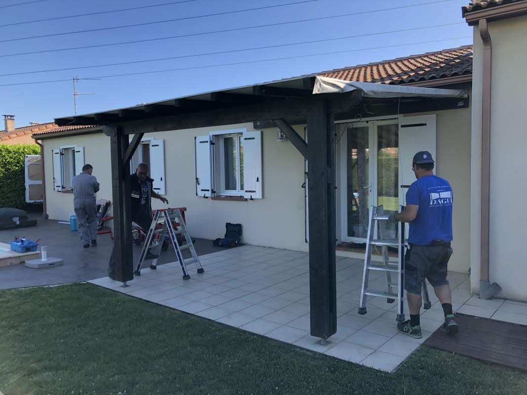 Photo de notre réalisation : PERGOLAS 