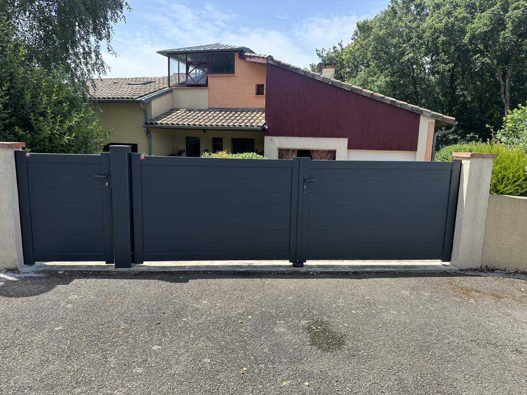 Photo de notre réalisation : PORTAIL  CREATIV LA TOULOUSAINE