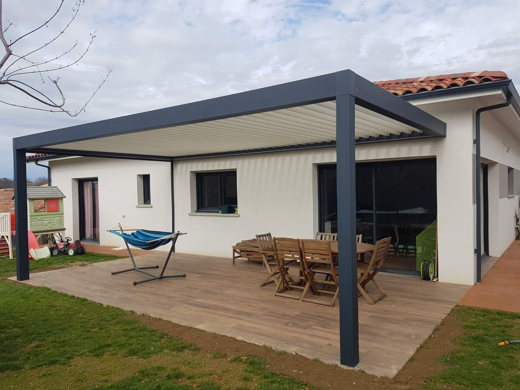 Photo de notre réalisation : Pergolas