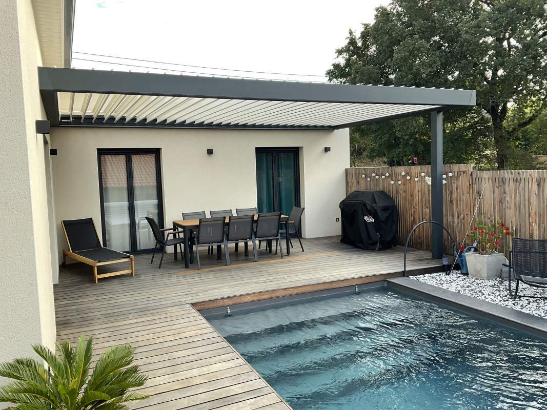 Photo de notre réalisation : Pergolas